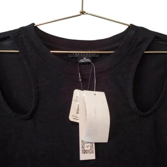 NWT Sanctuary Cutout T‎ Shirt Organic Cotton - Picture 2 of 5